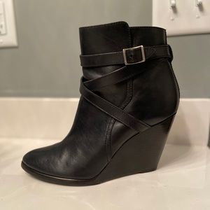 Frye wedge boots